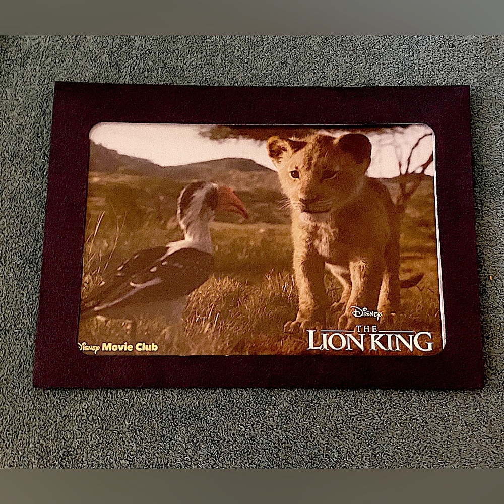 New Disney Movie Club Exclusive The Lion King 5x7 Lithograph